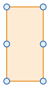 Six points à distance au moins d dans le rectangle.